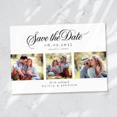 Modern Photo Script Wedding Save The Date