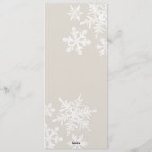 Modern Photo Strip Christmas Card with Handwritten Kaart (Achterkant)