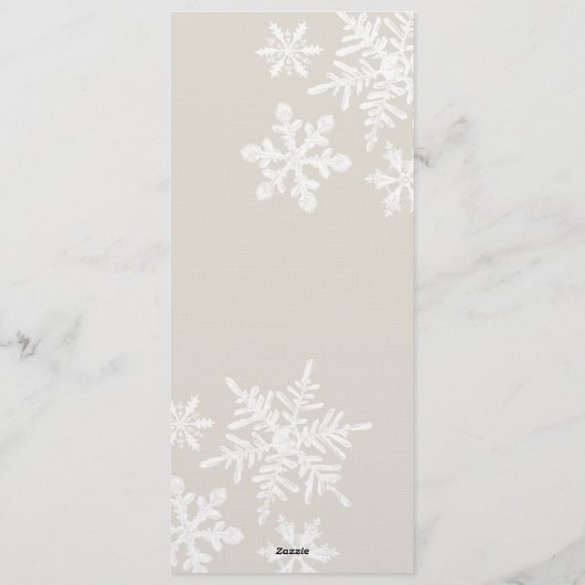 Modern Photo Strip Christmas Card with Handwritten Kaart (Achterkant)