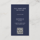 Modern Photo Visitekaartje voor creatief beroep (Achterkant)