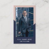 Modern Photo Visitekaartje voor creatief beroep (Voorkant)