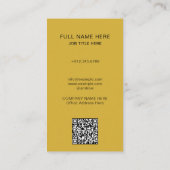 Modern Photo Visitekaartje voor creatief beroep (Achterkant)