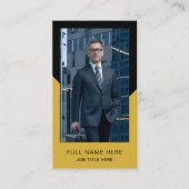 Modern Photo Visitekaartje voor creatief beroep (Voorkant)