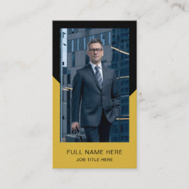 Modern Photo Visitekaartje voor creatief beroep