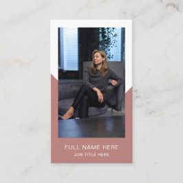 Modern Photo Visitekaartje voor creatief beroep