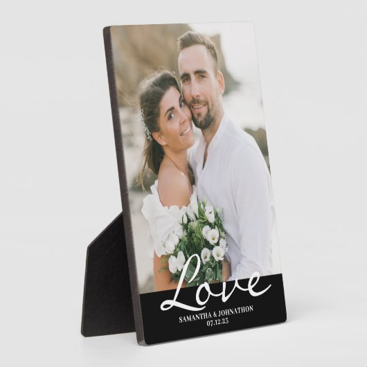 Modern Photo Wedding Fotoplaat (Zijkant)