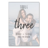 Modern Photo Wedding Kaart (Voorkant)