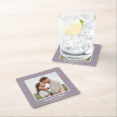 Modern Photo Wedding Kartonnen Onderzetters (Insitu)