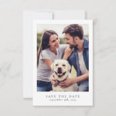 Modern Photo Wedding Save The Date (Voorkant)