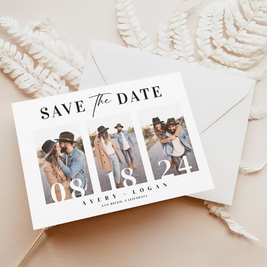 Modern Photo Wedding Save The Date