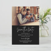Modern Photo Wedding Save The Date (Staand voorkant)
