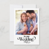 Modern Photo Wedding Save The Date (Voorkant)