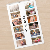 Modern Photo White Cover Kalender