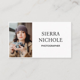 Modern Photography QR Code Business Card Visitekaartje
