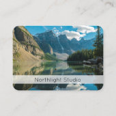 Modern Photography QR Code Camera Photographer Visitekaartje (Voorkant)