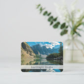 Modern Photography QR Code Camera Photographer Visitekaartje (Staand voorkant)