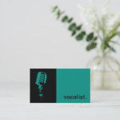 Modern Piccon Silhouette - vocalist  | zwart/grijs Visitekaartje (Staand voorkant)