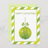 Modern Pickleball, aangepaste tekst Briefkaart (Voorkant / Achterkant)