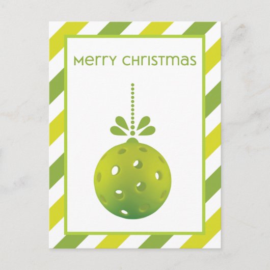 Modern Pickleball, aangepaste tekst Briefkaart (Voorkant)