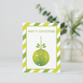 Modern Pickleball, aangepaste tekst Briefkaart (Staand voorkant)