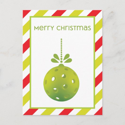 Modern Pickleball, aangepaste tekst Briefkaart (Voorkant)