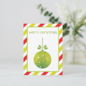 Modern Pickleball, aangepaste tekst Briefkaart (Staand voorkant)