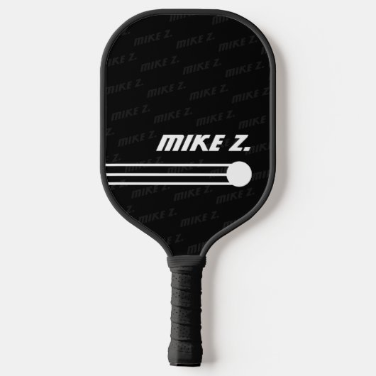 Modern PickleBall Player Patroonnaam Paddle (Achterkant)