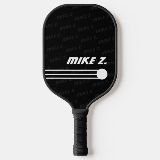 Modern PickleBall Player Patroonnaam Pickleball Paddle (Voorkant)