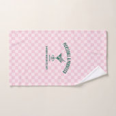 Modern Pickleball & Prosecco Bachelorette Weekend Handdoek (Handdoek)