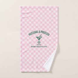 Modern Pickleball & Prosecco Bachelorette Weekend Handdoek