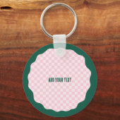 Modern Pickleball & Prosecco Bachelorette Weekend Sleutelhanger (Achterkant)