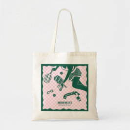 Modern Pickleball & Prosecco Bachelorette Weekend Tote Bag