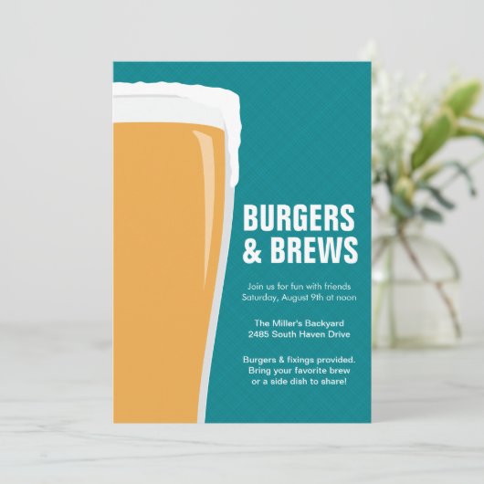 Modern Pilsner Beer Play Kaart (Staand voorkant)