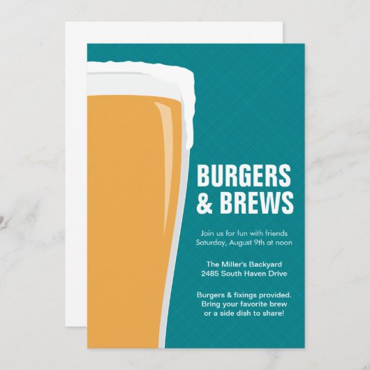 Modern Pilsner Beer Play Kaart (Voorkant / Achterkant)