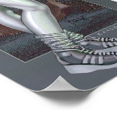 Modern Pin-Up Meisje Illustratie Poster (Hoek)