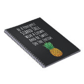 Modern Pineapple Gifts Tropical Elegant Fruit  Notitieboek (Rechterzijde)