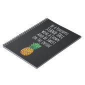 Modern Pineapple Gifts Tropical Elegant Fruit  Notitieboek (Linkerzijde)
