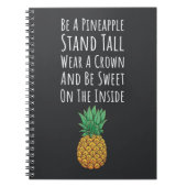 Modern Pineapple Gifts Tropical Elegant Fruit  Notitieboek (Voorkant)