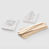 Modern Pink and Grey Marble Programme Handwaaier (Niet-gemonteerd)