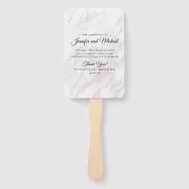 Modern Pink and Grey Marble Programme Handwaaier