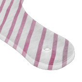 Modern Pink And White Stripe Pattern Cutting Board Snijplank (Hoek)