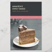 MODERN PINK BLACK FOTO TEMPLATE KLASSEN WORKSHOP FLYER (Achterkant)