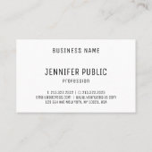 Modern Pink Blue Green Trendy Abstract Elegant Visitekaartje (Achterkant)