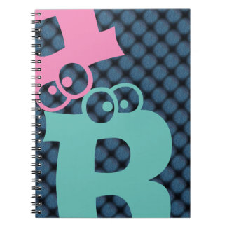 MODERN PINK BLUE Light Blauwgroen CUTE Notitieboek