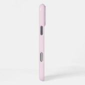 Modern Pink Bow Initiaal Monogram iPhone Hoesje (Rechterkant)