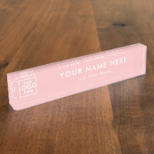 Modern Pink Business Logo Executive Professional