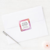 Modern Pink Candle Product Label (Envelop)