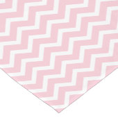 Modern Pink Chevron Stripes Pattern Korte Tafelloper (Hoek)