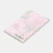 Modern Pink Dahlias Post-it® Notes (Schuin)
