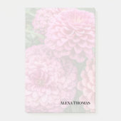 Modern Pink Dahlias Post-it® Notes (Voorkant)